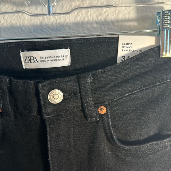 Zara- High Rise Skinny Jean - Picture 3 of 11